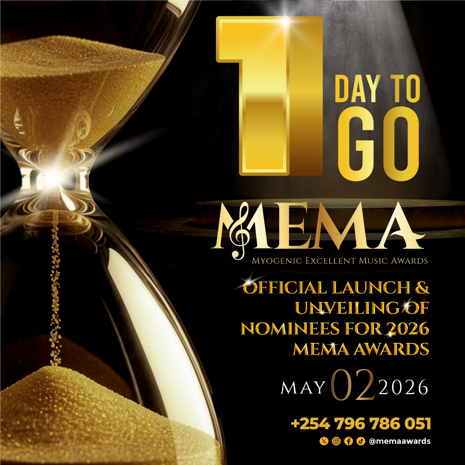 1 DAY TO LAUNCH 🚀 — MEMA